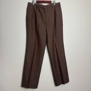 Yves Saint‎ Laurent Rich Chocalte Brown High Rise Trouser